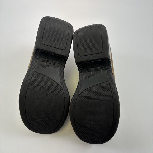 Dansko Vintage Platform Bootie Brown Tan Leather Laces Side Zip Womens 37 US 6.5 - Picture 11 of 14